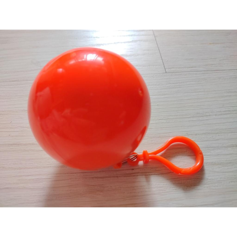 超輕便雨衣球 一次性雨衣 球形雨衣掛件 迷你 輕便 雨衣鑰匙圈 一次性球形雨衣-細節圖3