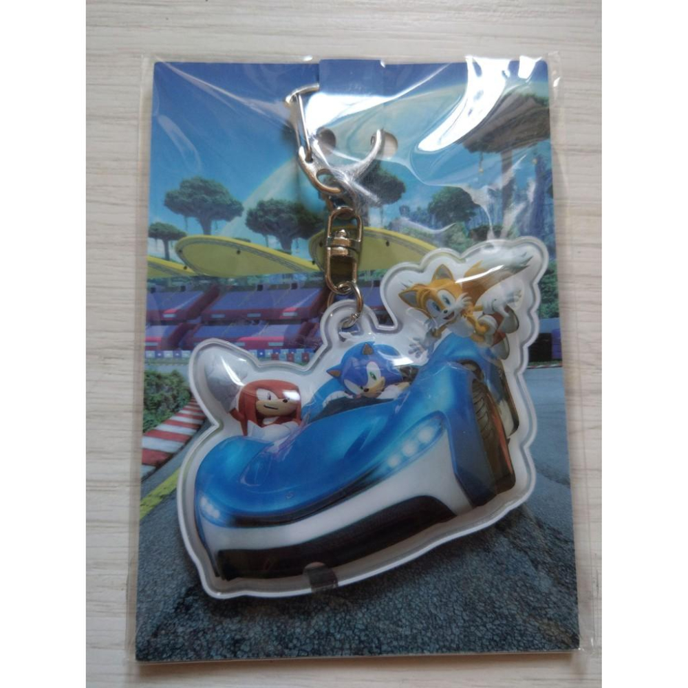 音速小子 搭檔組隊大賽車 特典 LED燈鑰匙圈 NS Switch-細節圖2