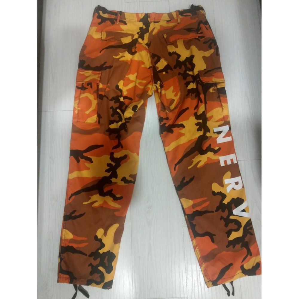 RADIO EVA 622 NERV B.D.U. CARGO PANTS 紅 貳號機 明日香 迷彩褲 工作褲 福音戰士-細節圖2