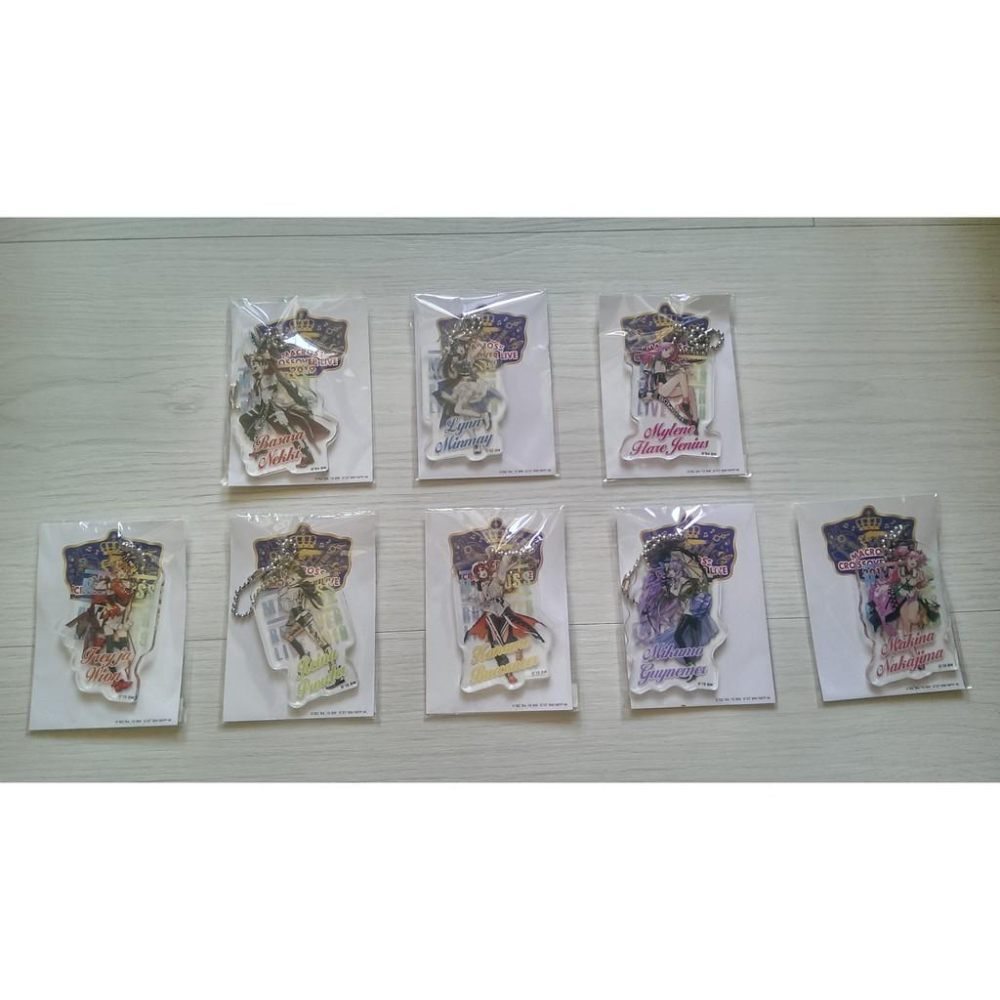 MACROSS CROSSOVER LIVE 2019 限定周邊 壓克力鑰匙圈 超時空要塞 マクロス 実田千聖 江端里沙-細節圖3