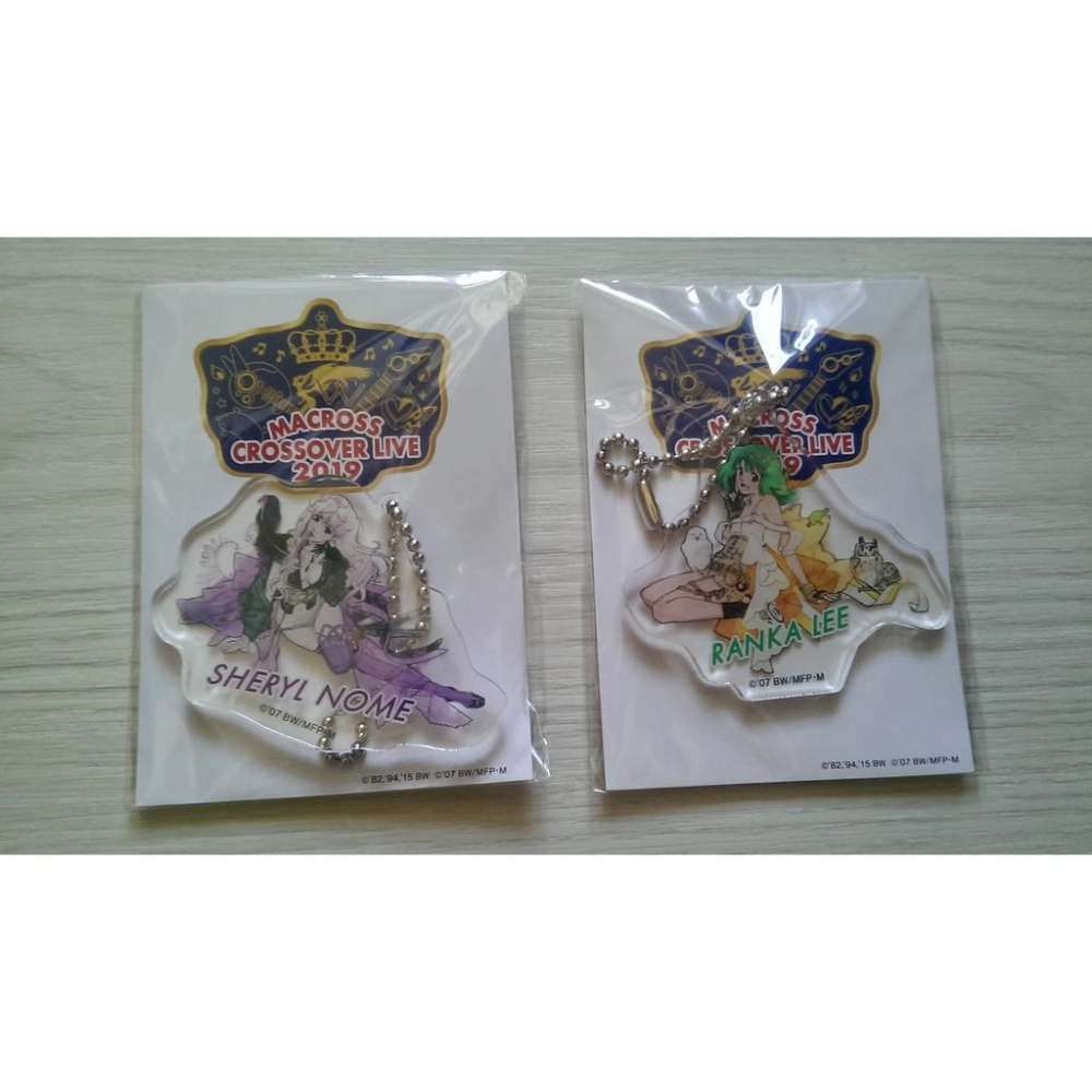 MACROSS CROSSOVER LIVE 2019 限定周邊 壓克力鑰匙圈 超時空要塞 マクロス 実田千聖 江端里沙-細節圖4