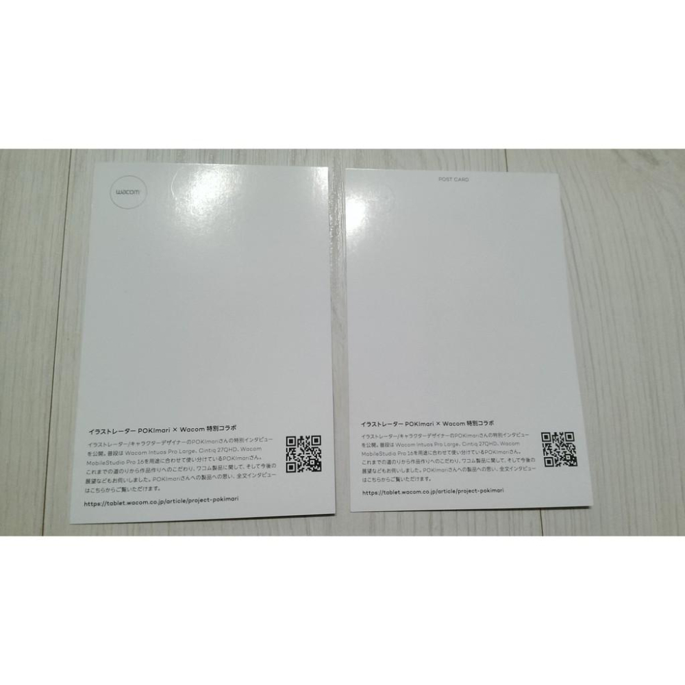 POKImari X WACOM 合作明信片-細節圖2