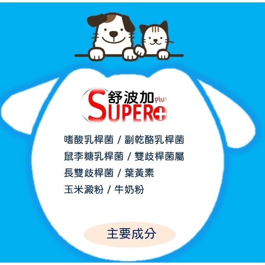 【舒波加 SUPER+】 舒眼通 (專犬設計) 淚漬 淚痕 淚腺 寵物營養保健品 營養品(生產:台灣)-細節圖3