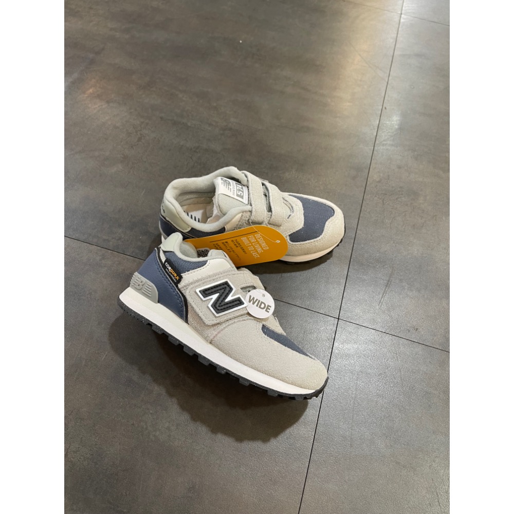 🌹斑馬團🌹Newbalance 574慢跑鞋/中童鞋/童鞋/魔鬼氈/方便/舒適/矯正鞋/快速出貨/P5744HP-細節圖3