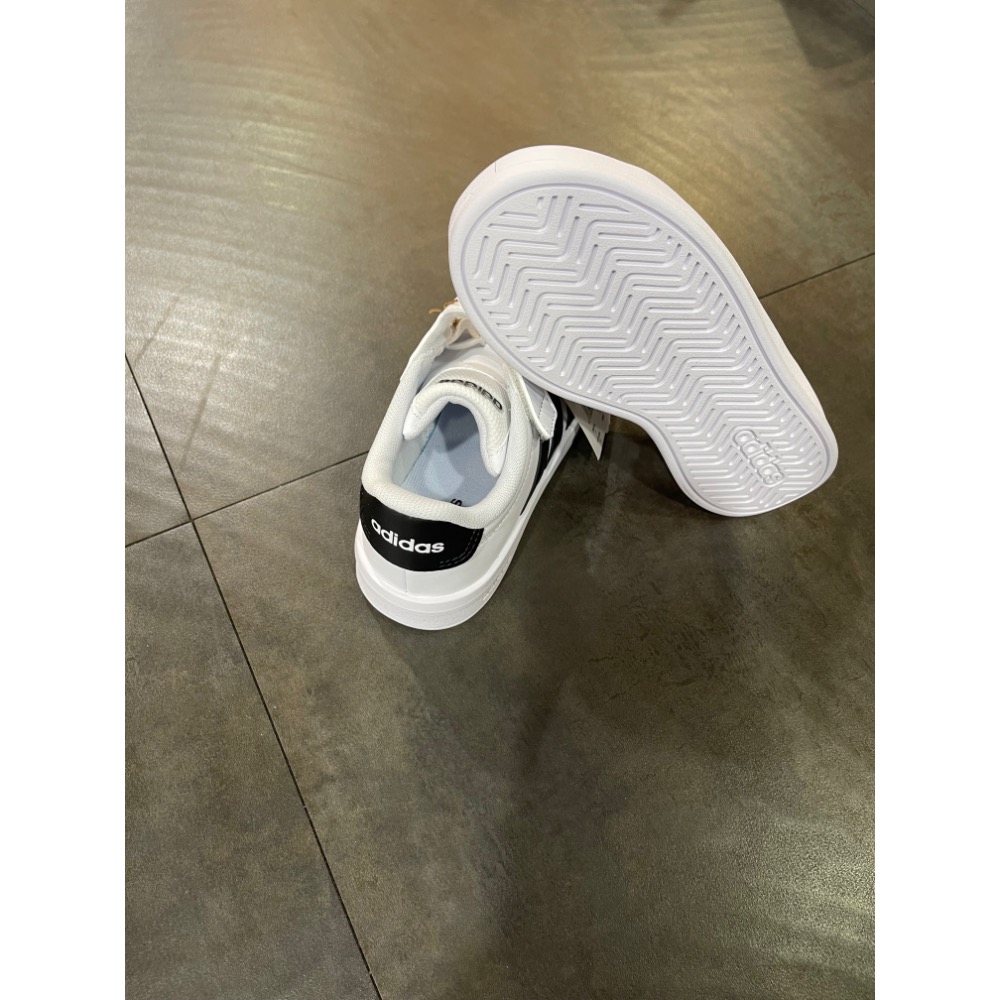 🌹斑馬團🌹Adidas 運動鞋/中童鞋/童鞋/魔鬼氈/免綁鞋帶/板鞋/時尚/休閒/復古/輕量/百搭/HP3533-細節圖4