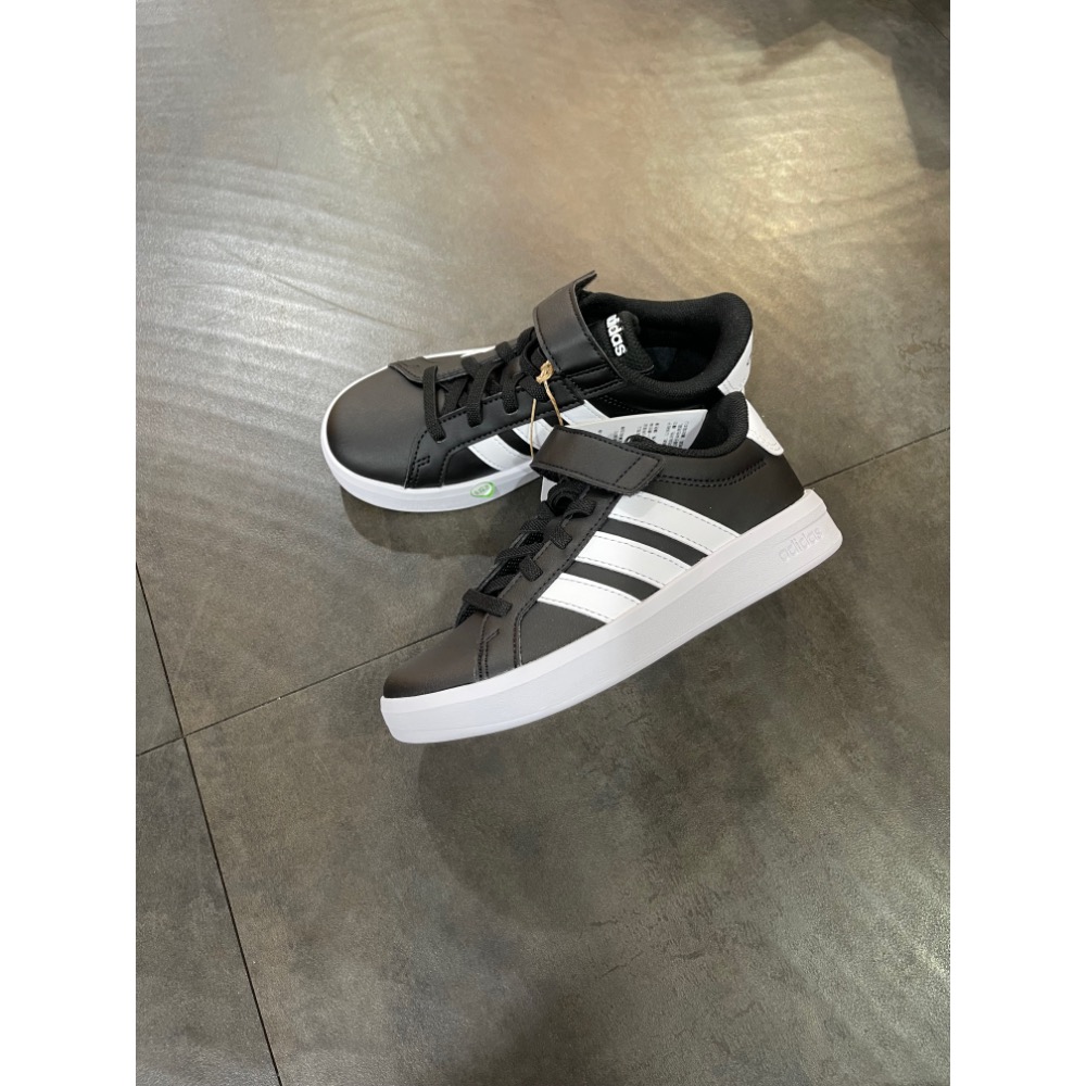 🌹斑馬團🌹Adidas 運動鞋/中童鞋/童鞋/魔鬼氈/免綁鞋帶/板鞋/時尚/休閒/復古/輕量/百搭/HP3533-細節圖5