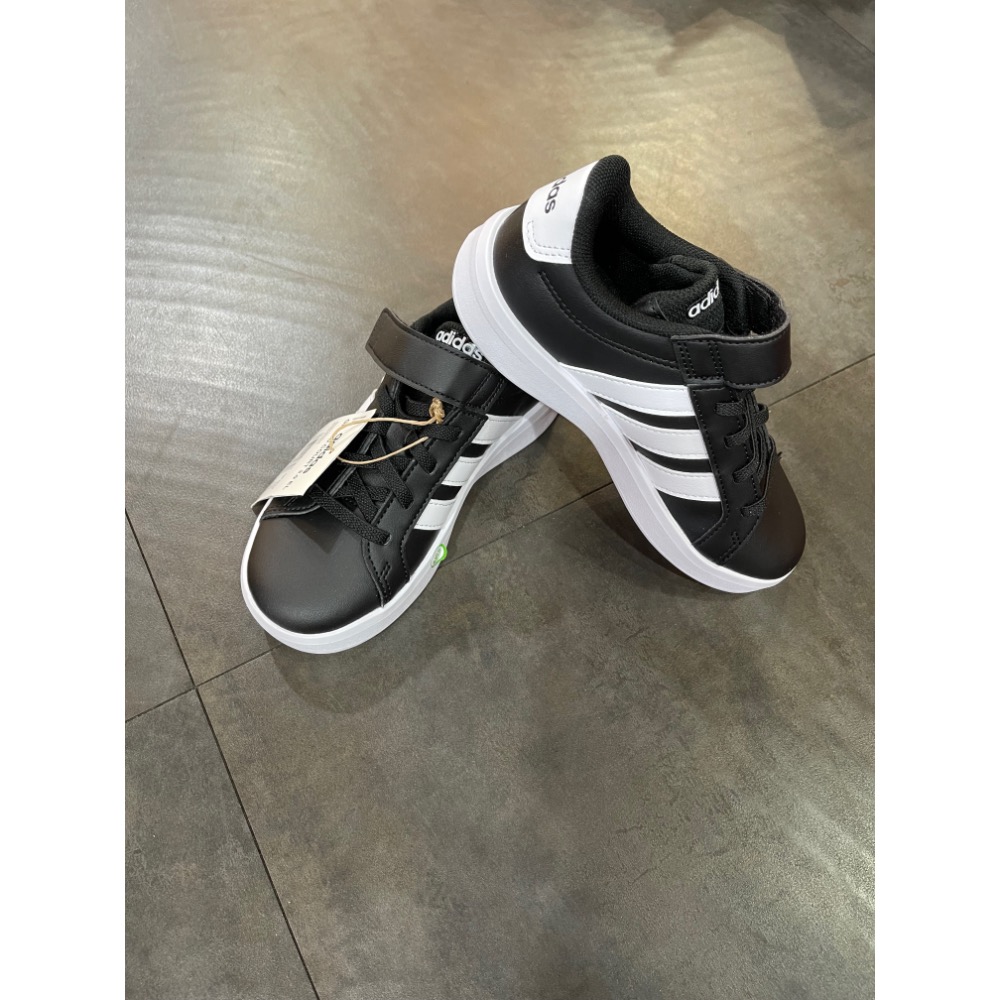 🌹斑馬團🌹Adidas 運動鞋/中童鞋/童鞋/魔鬼氈/免綁鞋帶/板鞋/時尚/休閒/復古/輕量/百搭/HP3533-細節圖6