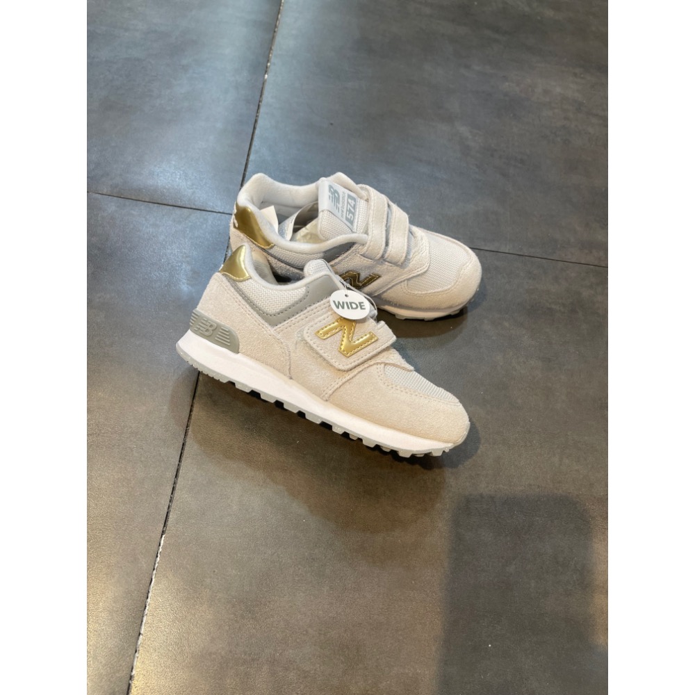🌹斑馬團🌹Newbalance 574慢跑鞋/中童鞋/童鞋/魔鬼氈/方便/舒適/矯正鞋/快速出貨/P57438Z-細節圖3