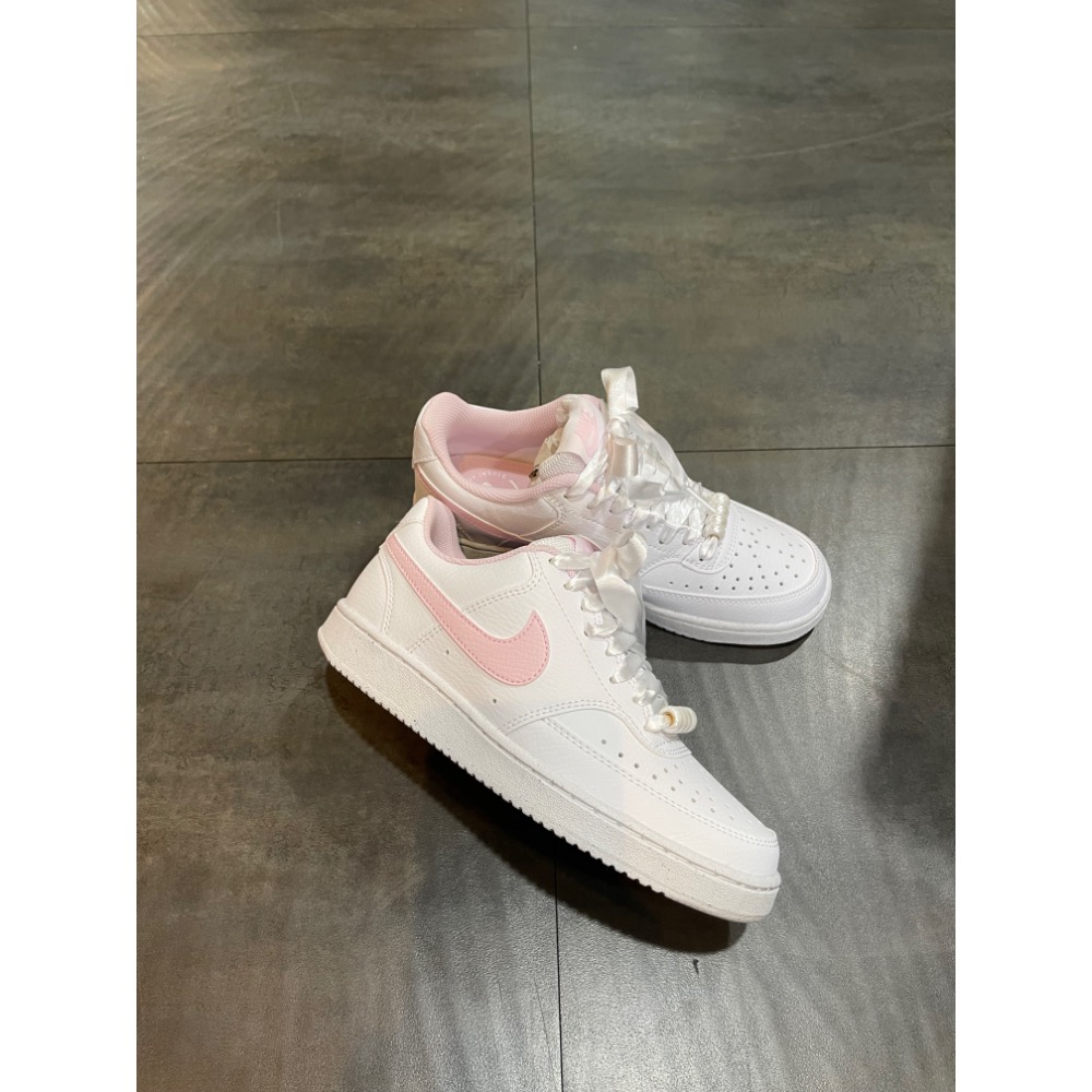 🌹斑馬團🌹Nike  Court 緞帶鞋/女鞋/時尚/百搭/板鞋/潮流/休閒/網美/復古/搶手/IB6652-101-細節圖6