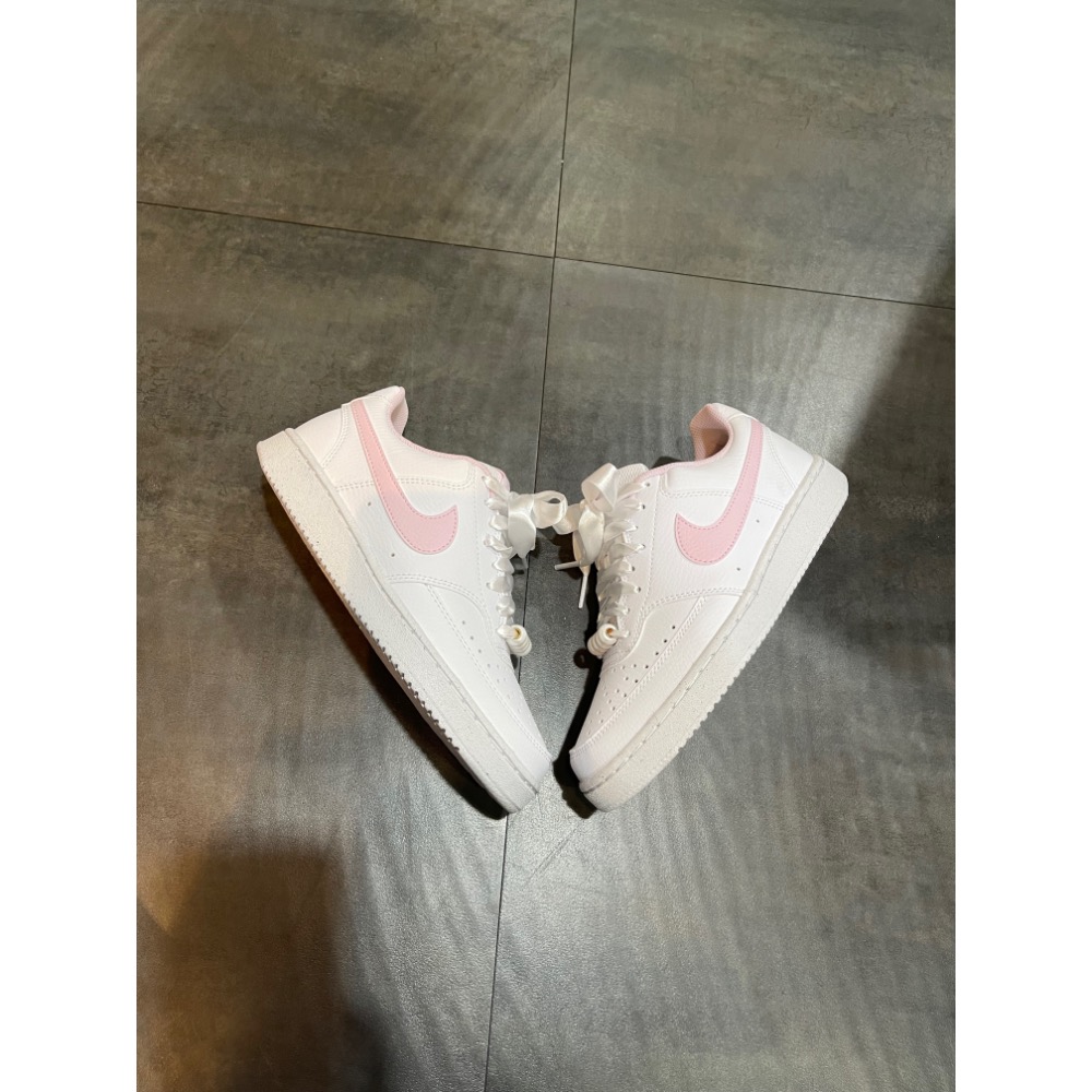 🌹斑馬團🌹Nike  Court 緞帶鞋/女鞋/時尚/百搭/板鞋/潮流/休閒/網美/復古/搶手/IB6652-101-細節圖7