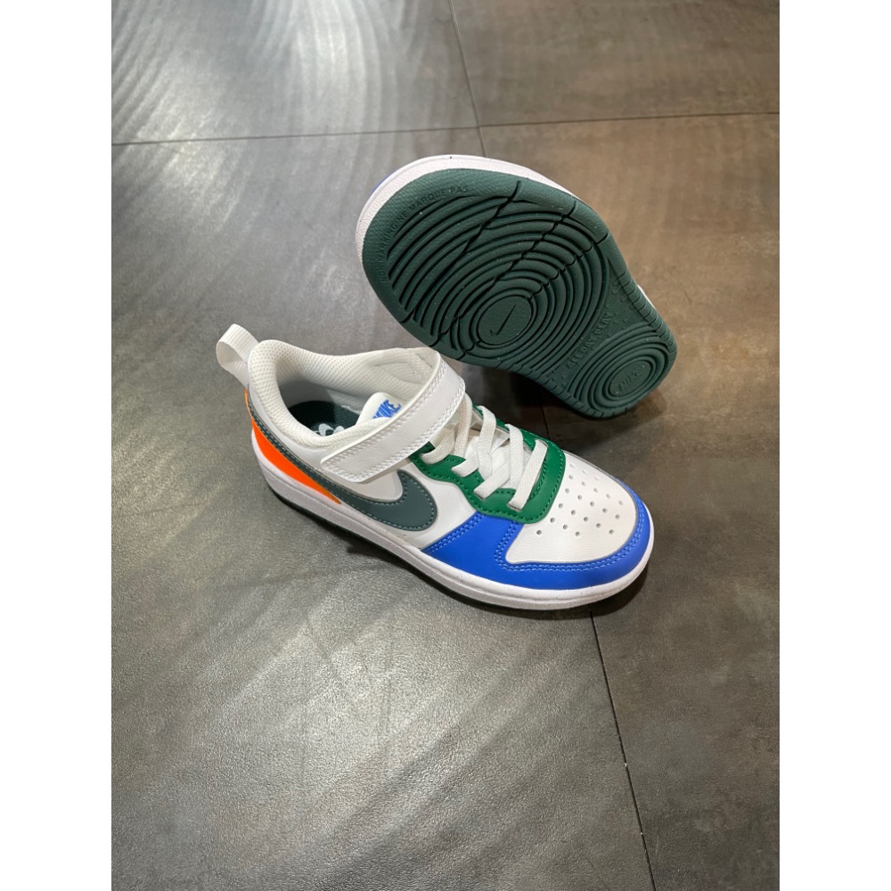 🌹斑馬團🌹Nike Court Borough 運動鞋/中童鞋/童鞋/魔鬼氈/潮流休閒/搶手/DV5457-140-細節圖4