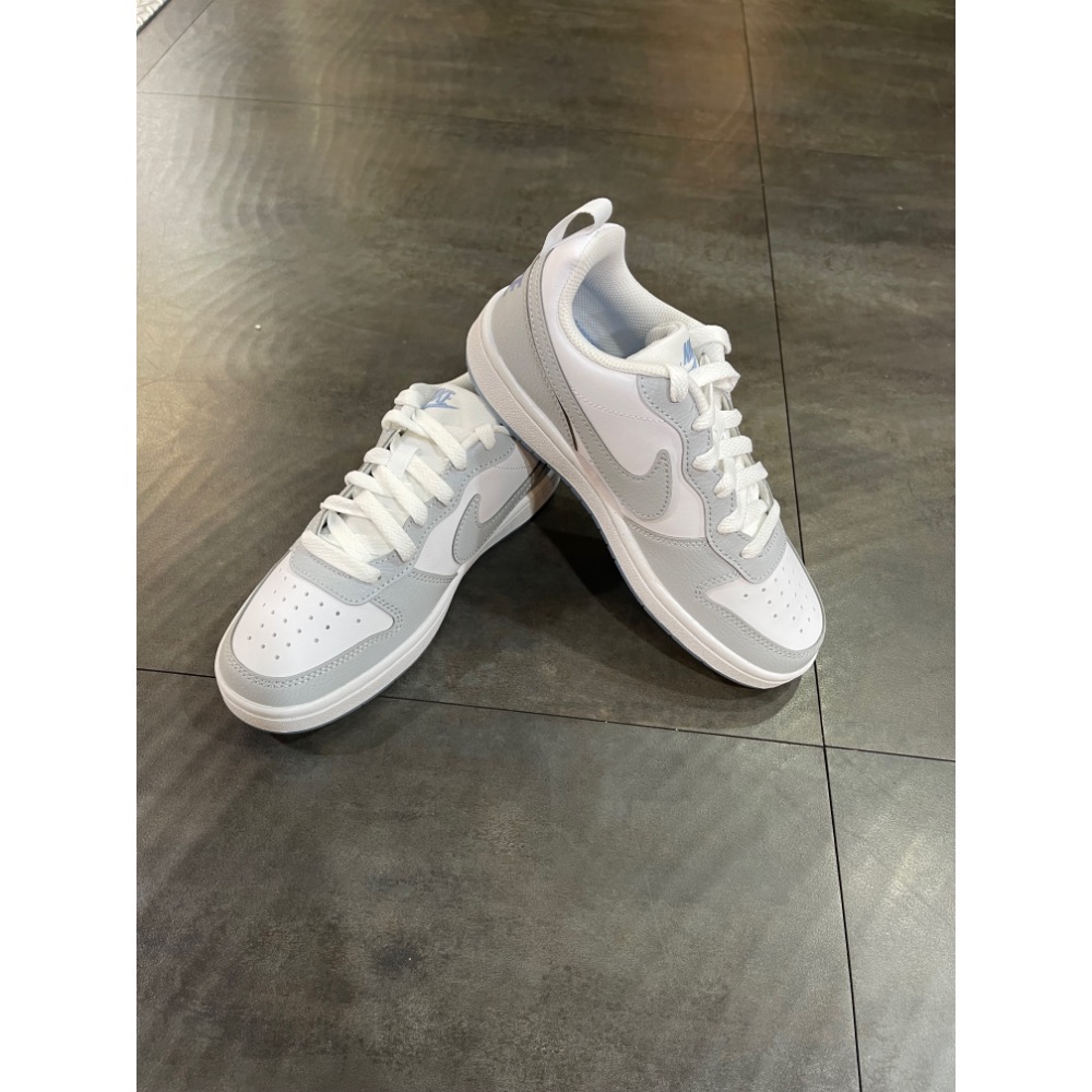 🌹斑馬團🌹Nike Court Borough 運動鞋/大童鞋/女生可穿/潮流/休閒復古/IH4519-100-細節圖3