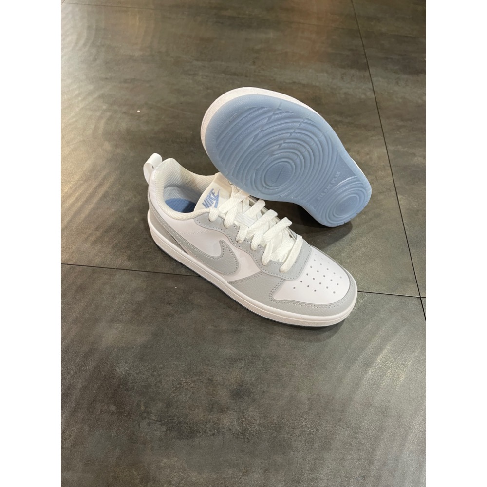 🌹斑馬團🌹Nike Court Borough 運動鞋/大童鞋/女生可穿/潮流/休閒復古/IH4519-100-細節圖4