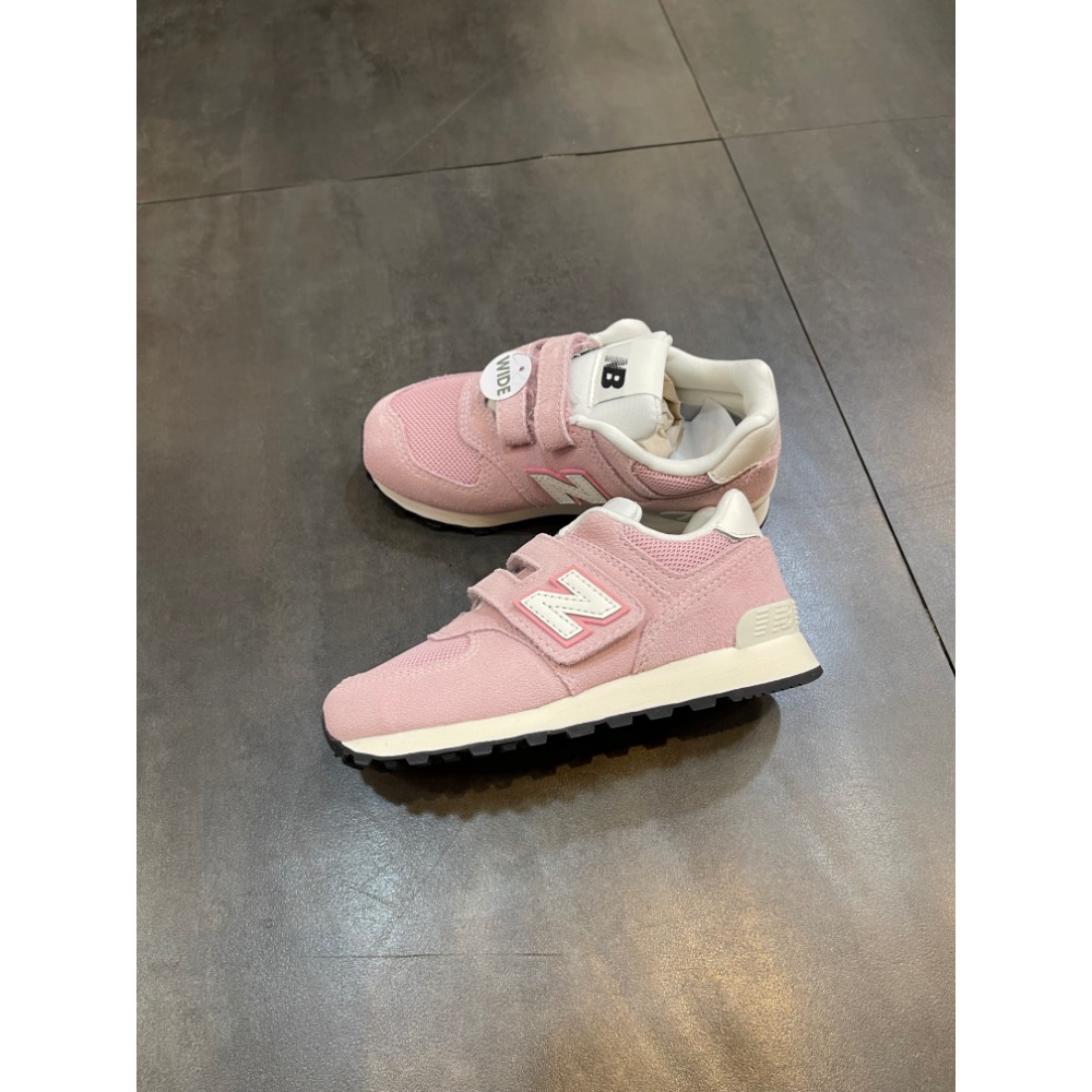 🌹斑馬團🌹Newbalance 574慢跑鞋/中童鞋/童鞋/魔鬼氈/矯正鞋/舒適/柔軟/百搭/P574804-細節圖3
