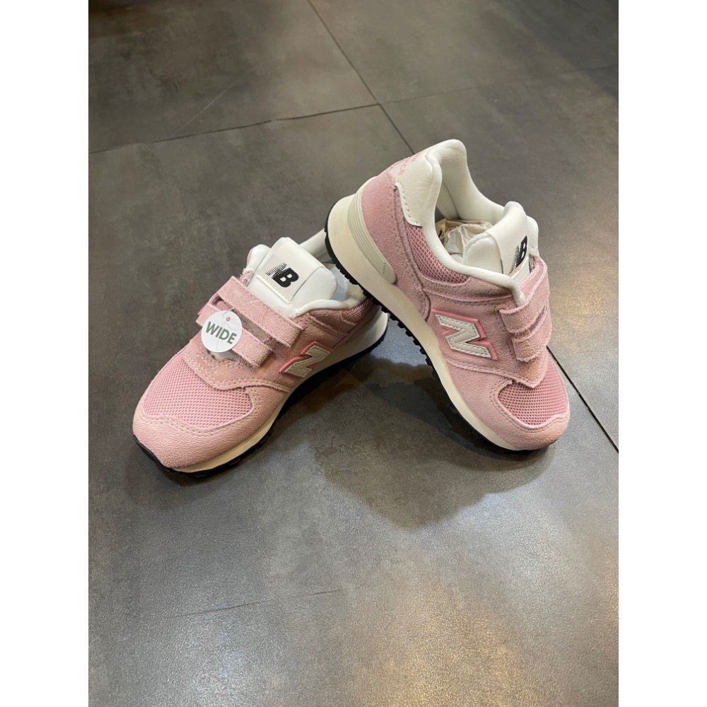 🌹斑馬團🌹Newbalance 574慢跑鞋/中童鞋/童鞋/魔鬼氈/矯正鞋/舒適/柔軟/百搭/P574804-細節圖4