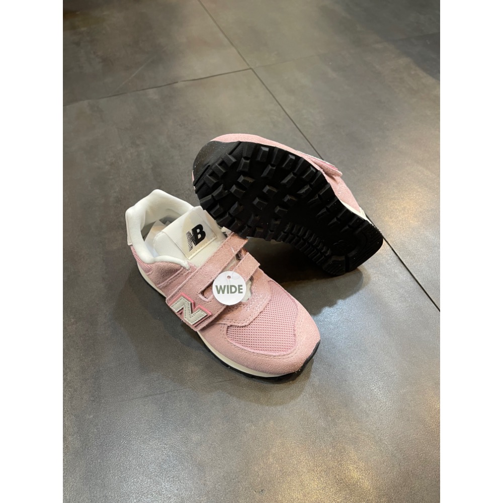 🌹斑馬團🌹Newbalance 574慢跑鞋/中童鞋/童鞋/魔鬼氈/矯正鞋/舒適/柔軟/百搭/P574804-細節圖5