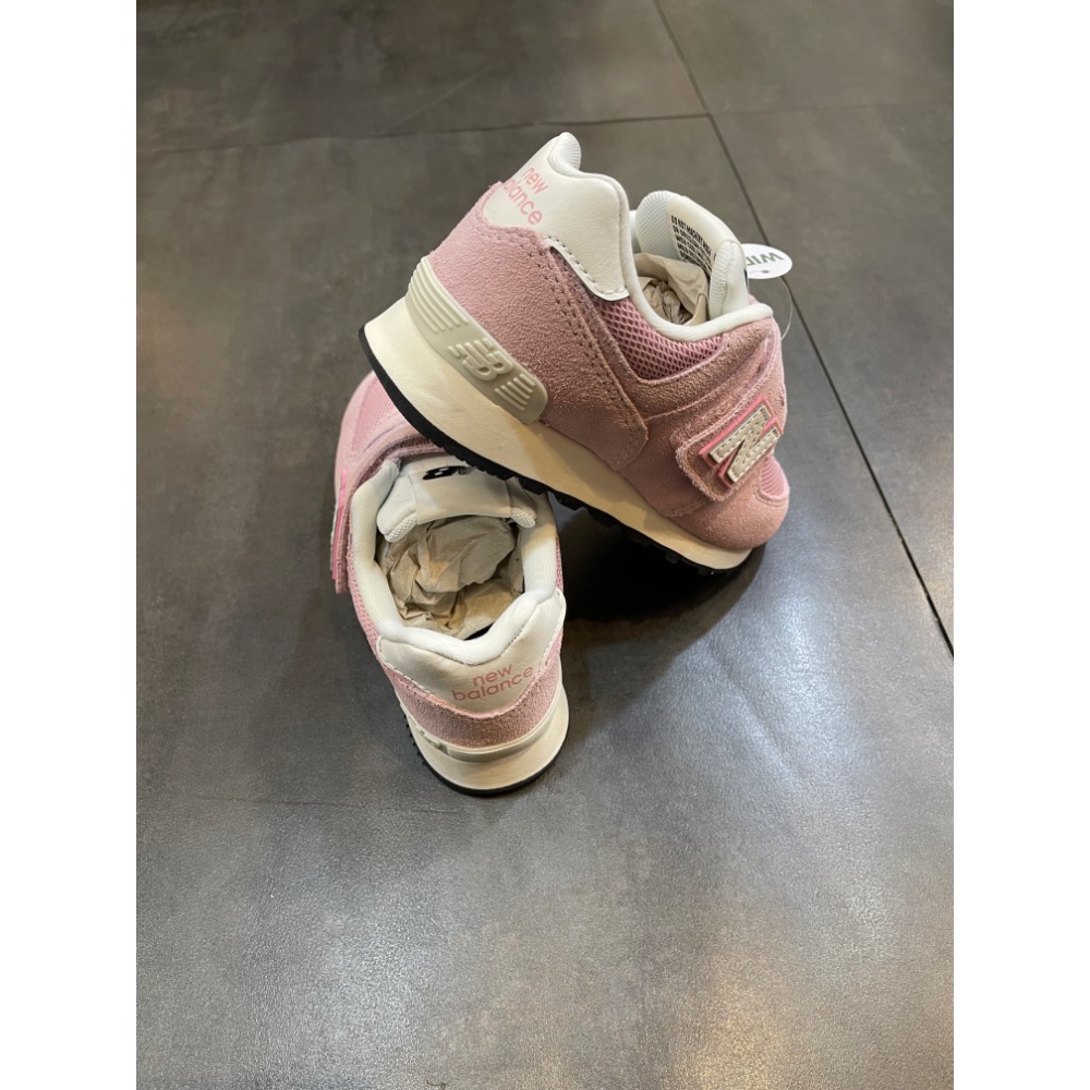 🌹斑馬團🌹Newbalance 574慢跑鞋/中童鞋/童鞋/魔鬼氈/矯正鞋/舒適/柔軟/百搭/P574804-細節圖7