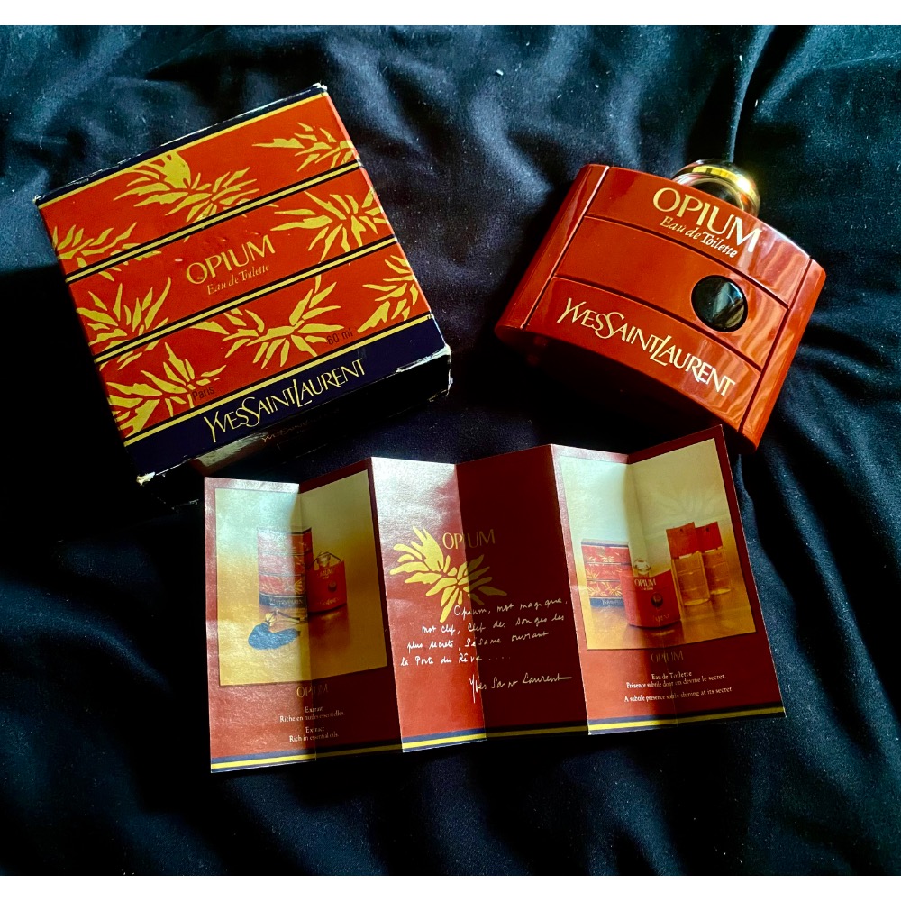 絕版品 YSL 聖羅蘭 YVES SAINT LAURENT OPIUM YSL 經典鴉片 淡香水 原廠正貨商品-細節圖4