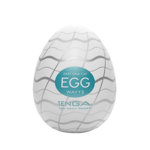 !送潤滑液!➤-日本TENGA波浪II挺趣蛋EGG-013*R-20.情趣用品.跳蛋.飛機杯.按摩棒TENGA.自慰器.