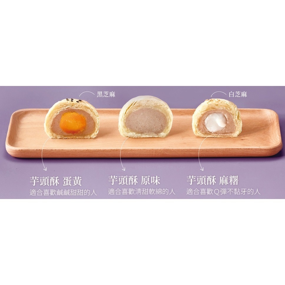 阿聰師小芋子綜合禮盒 小芋仔流心內餡 禮盒 6入禮盒 中文怪物-細節圖2