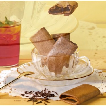 糖村 原味 錫蘭紅茶薄捲餅10入禮盒 糖村捲餅禮盒 綜合薄捲餅-細節圖2