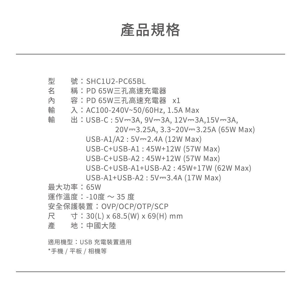 Soodatek PD旅充 25W 45W 65W PD 旅充 【桃園嚴選】-細節圖10