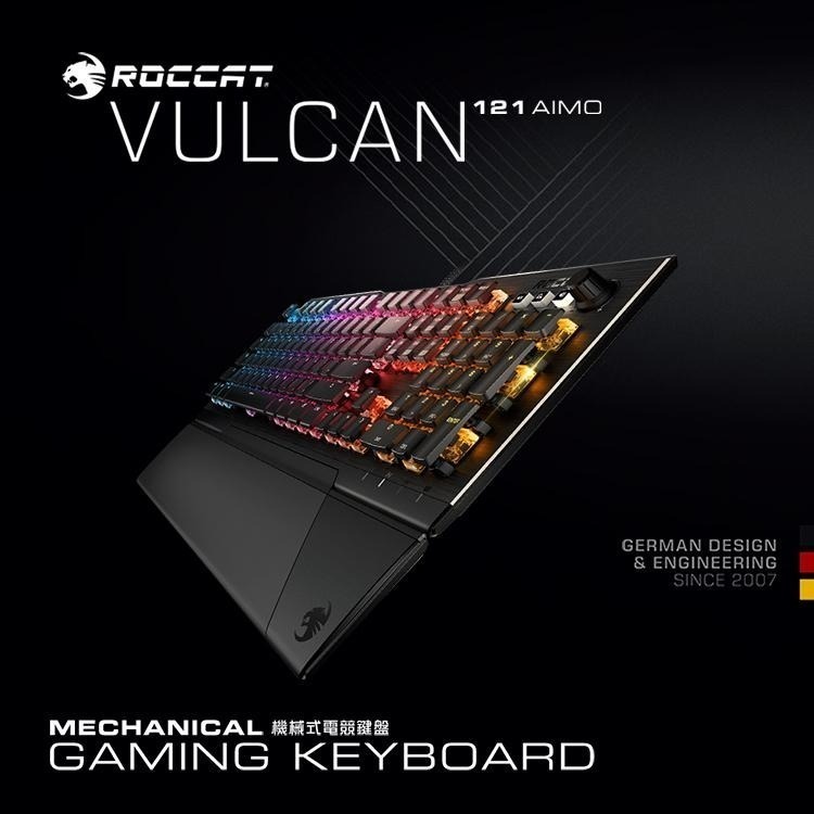 Roccat Vulcan 121 AIMO 機械式電競鍵盤-紅軸-細節圖2