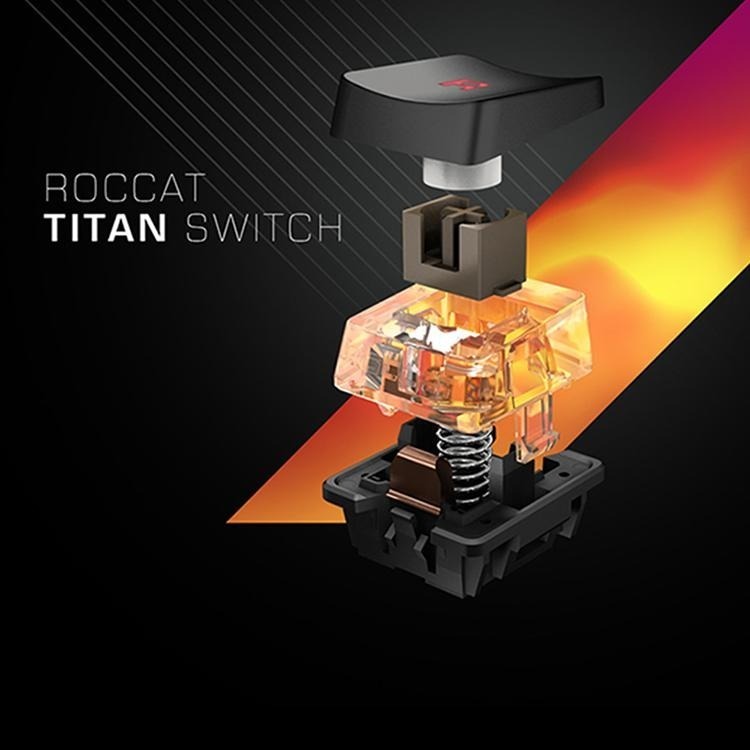 Roccat Vulcan 120 AIMO機械式電競鍵盤-茶軸-細節圖6