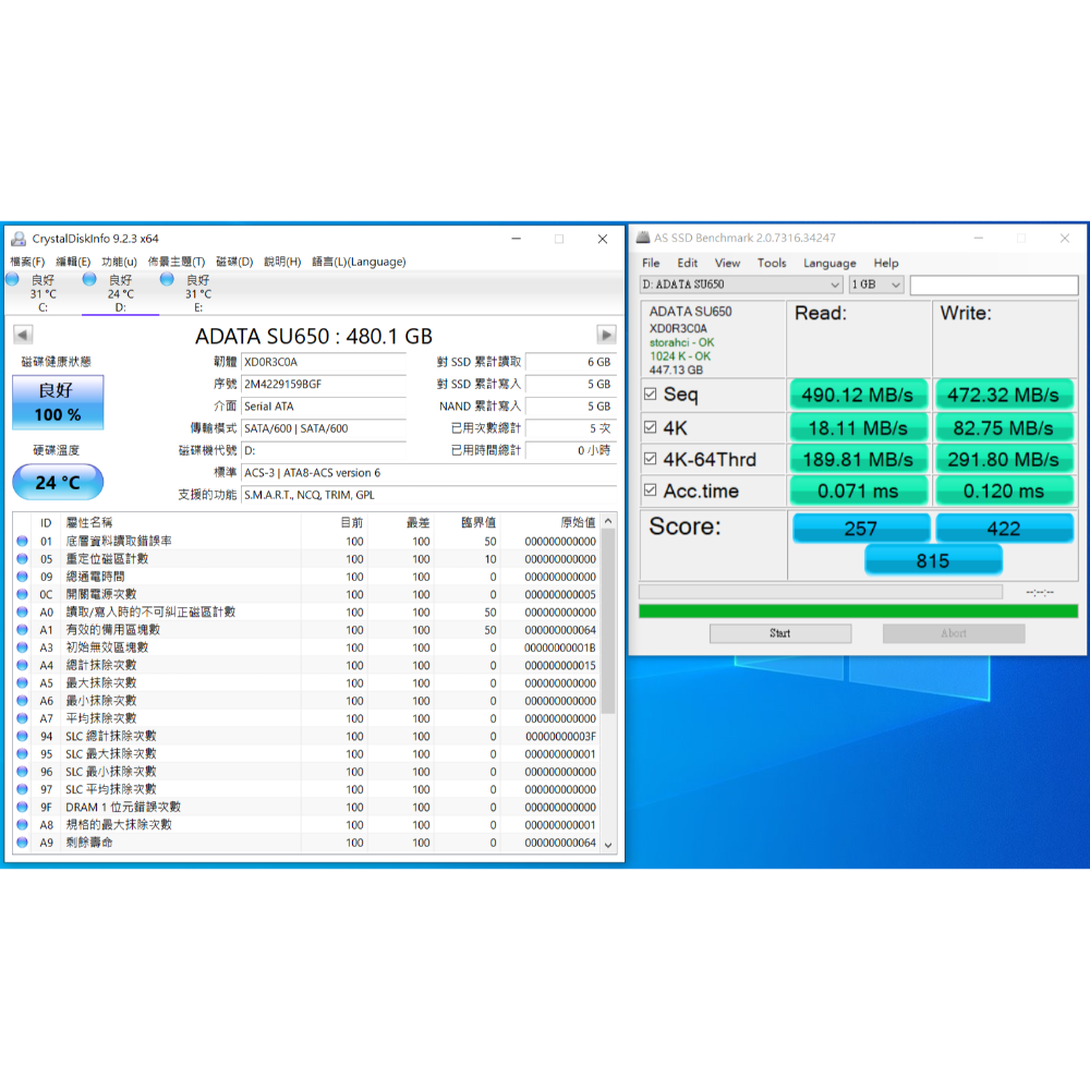 SSD 480G SU650-細節圖2