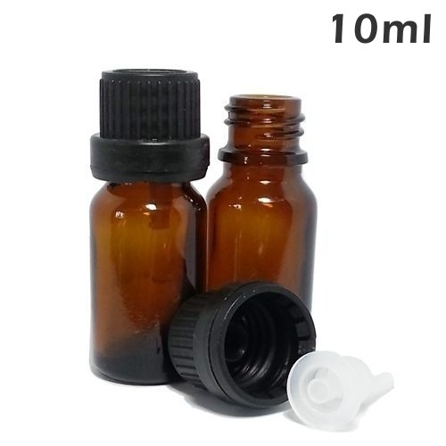 茶色玻璃精油空瓶(含蓋附內滴管)5-100ml。花草堂-細節圖3