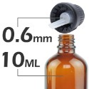 茶色玻璃精油空瓶(含蓋附內滴管)5-100ml。花草堂-規格圖5