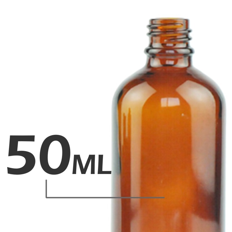 茶色玻璃精油空瓶(含蓋附內滴管)5-100ml。花草堂-規格圖5
