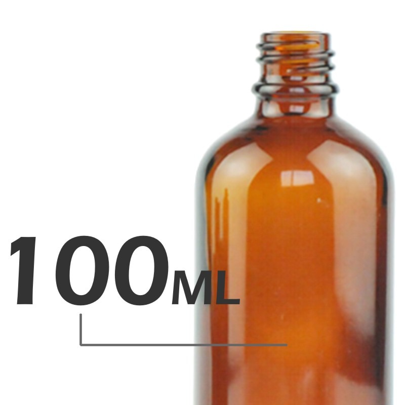 茶色玻璃精油空瓶(含蓋附內滴管)5-100ml。花草堂-規格圖5
