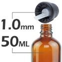 茶色玻璃精油空瓶(含蓋附內滴管)5-100ml。花草堂-規格圖5
