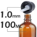 茶色玻璃精油空瓶(含蓋附內滴管)5-100ml。花草堂-規格圖5