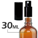 茶色玻璃空噴瓶。5-100ml。黑鋁噴霧頭含蓋。花草堂-規格圖3