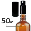 茶色玻璃空噴瓶。5-100ml。黑鋁噴霧頭含蓋。花草堂-規格圖6