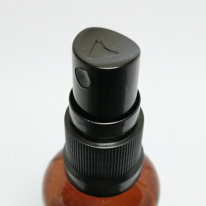 茶色玻璃標準噴瓶。5-100ml。按壓噴霧頭含蓋。花草堂-細節圖5