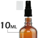 茶色玻璃標準噴瓶。5-100ml。按壓噴霧頭含蓋。花草堂-規格圖7