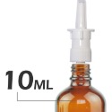 茶色玻璃標準鼻噴瓶。5-100ml。上噴頭含蓋。花草堂-規格圖2