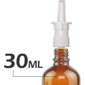 茶色玻璃標準鼻噴瓶。5-100ml。上噴頭含蓋。花草堂-規格圖3