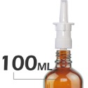 茶色玻璃標準鼻噴瓶。5-100ml。上噴頭含蓋。花草堂-規格圖5