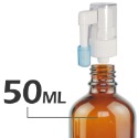 茶色玻璃搖桿鼻噴瓶。搖桿噴頭含蓋。5-100ml。花草堂-規格圖7
