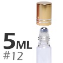 透明/茶色玻璃滾珠空瓶【2、5ml】。12牙。花草堂-規格圖5