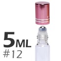5ml 透明瓶+玫瑰粉蓋