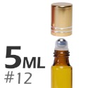 透明/茶色玻璃滾珠空瓶【2、5ml】。12牙。花草堂-規格圖7
