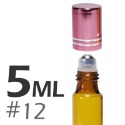 透明/茶色玻璃滾珠空瓶【2、5ml】。12牙。花草堂-規格圖8