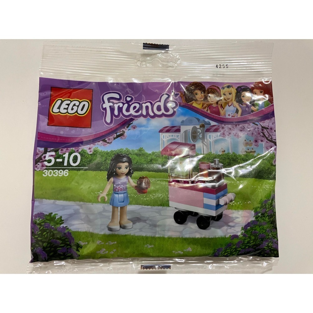 ⋐HJ㍿⋑ 全新現貨 樂高 LEGO 30396 polybag friends 好朋友系列 艾瑪杯子蛋糕餐車 Emma-細節圖2