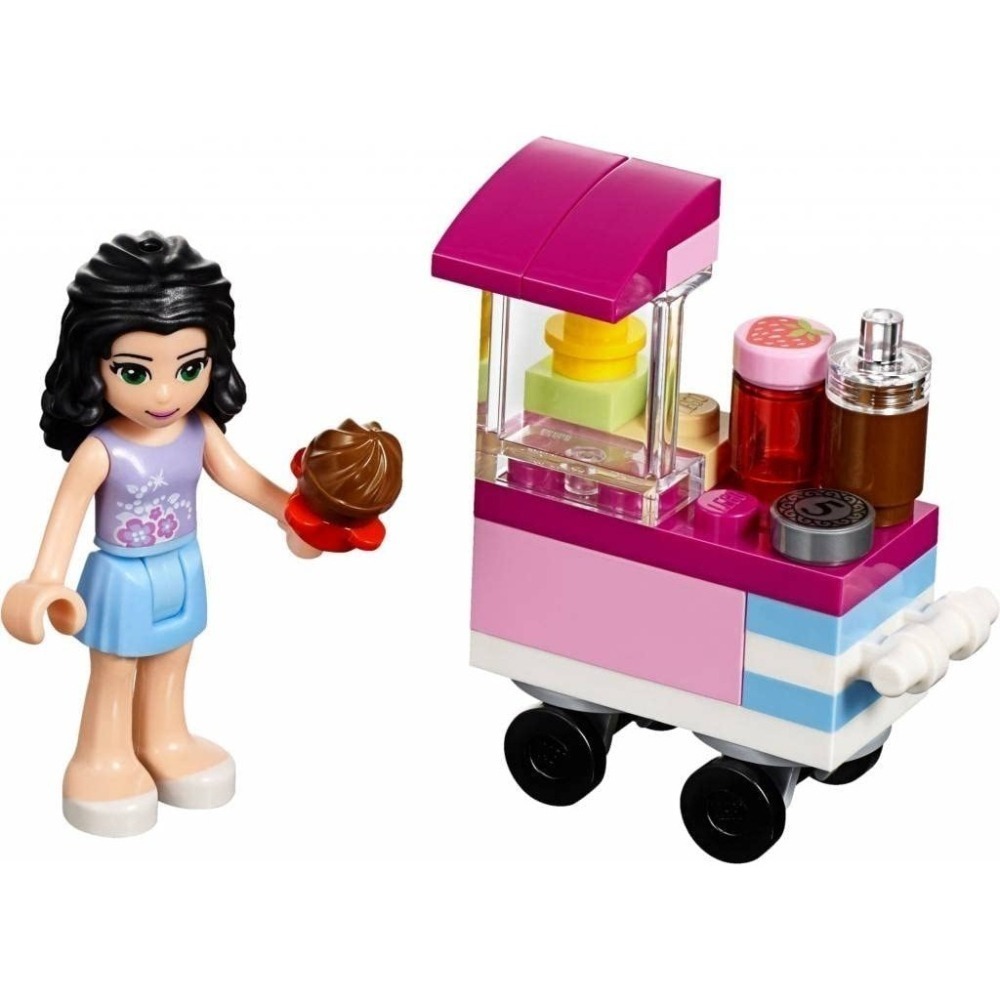 ⋐HJ㍿⋑ 全新現貨 樂高 LEGO 30396 polybag friends 好朋友系列 艾瑪杯子蛋糕餐車 Emma-細節圖4