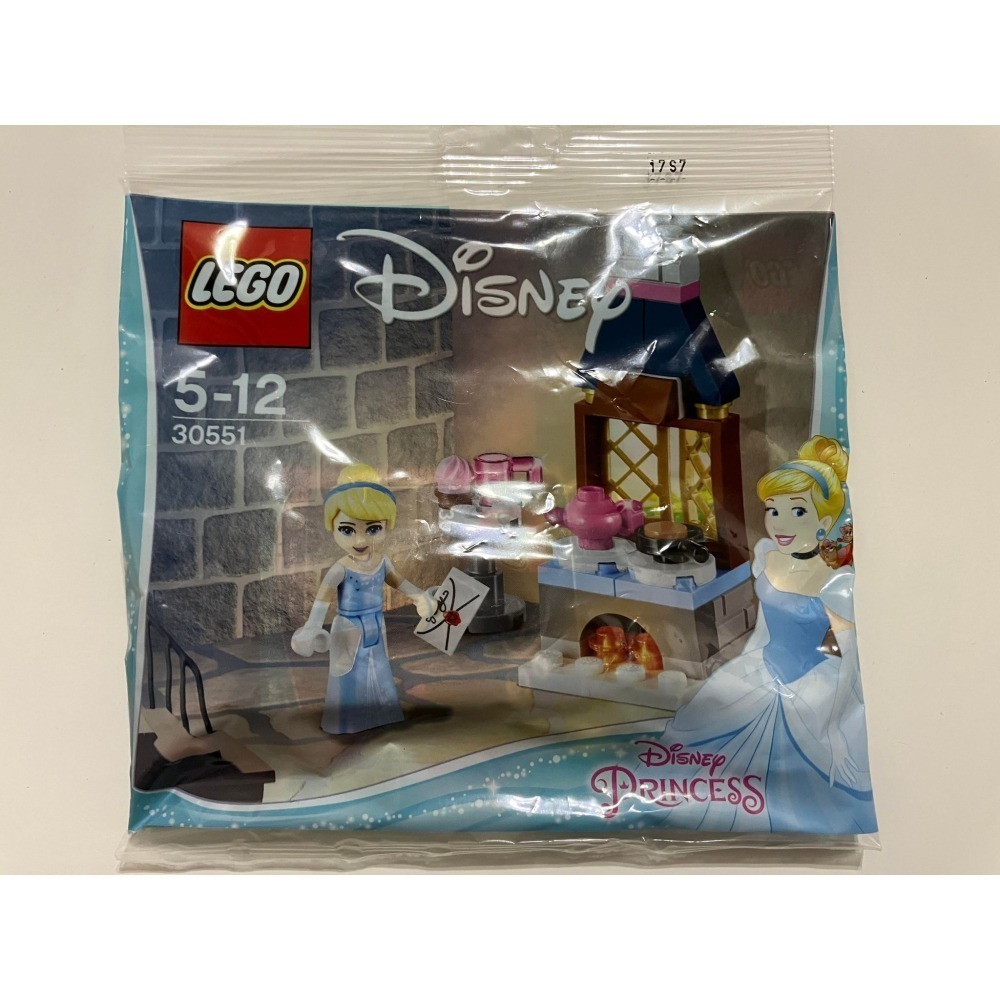 ⋐HJ㍿⋑ 全新現貨 樂高 LEGO 30551 polybag Disney 迪士尼公主系列 仙杜瑞拉的廚房-細節圖2